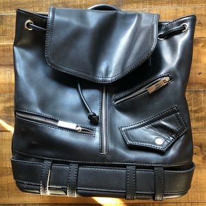 Nasty Gal Faux Leather Backpack Bag